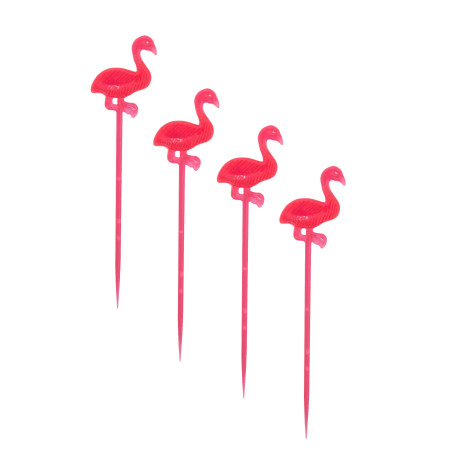 PIC A COCKTAIL FLAMANTS ROSES X 24