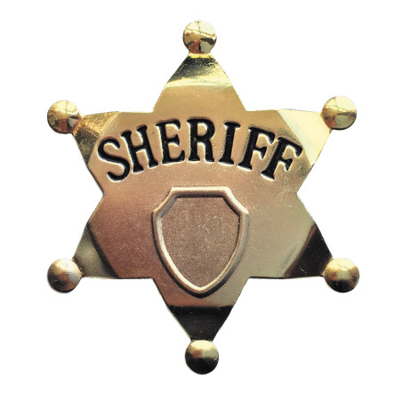ETOILE DE SHERIFF OR